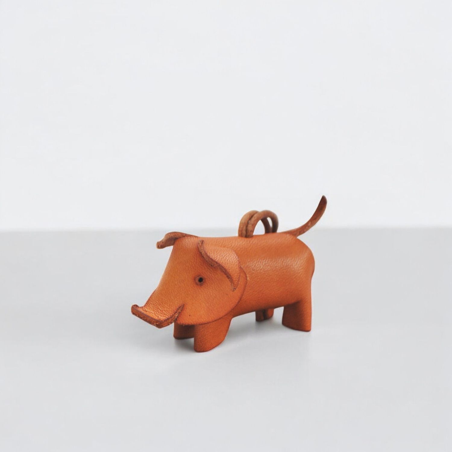 Keychain baby pig