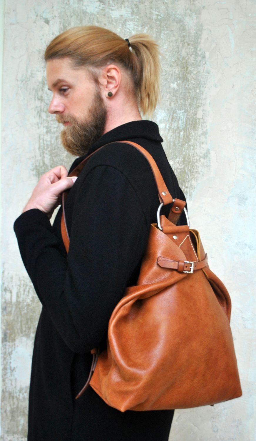 Riga backpack caramel