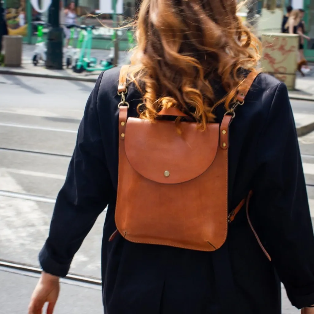 Dublin minibackpack caramel