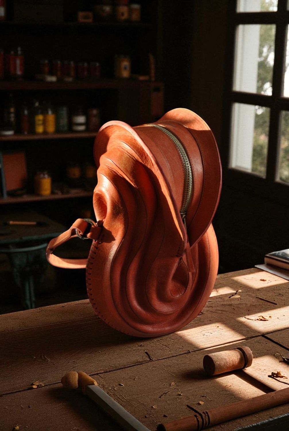 Nautilus hand-bag