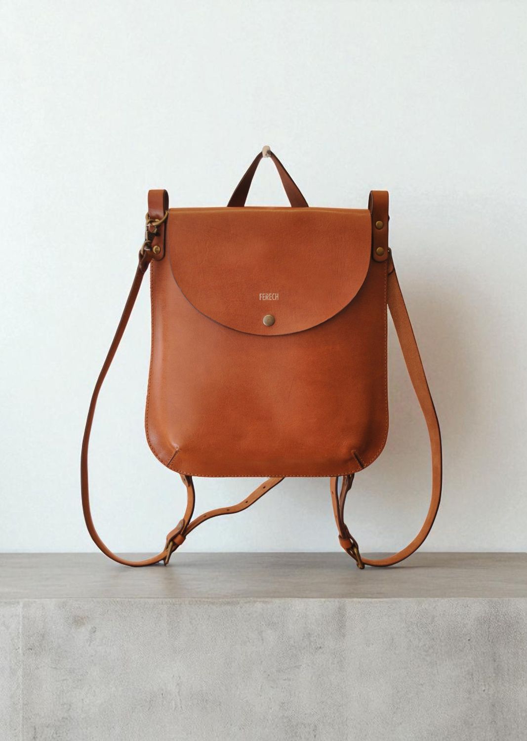 Dublin minibackpack caramel