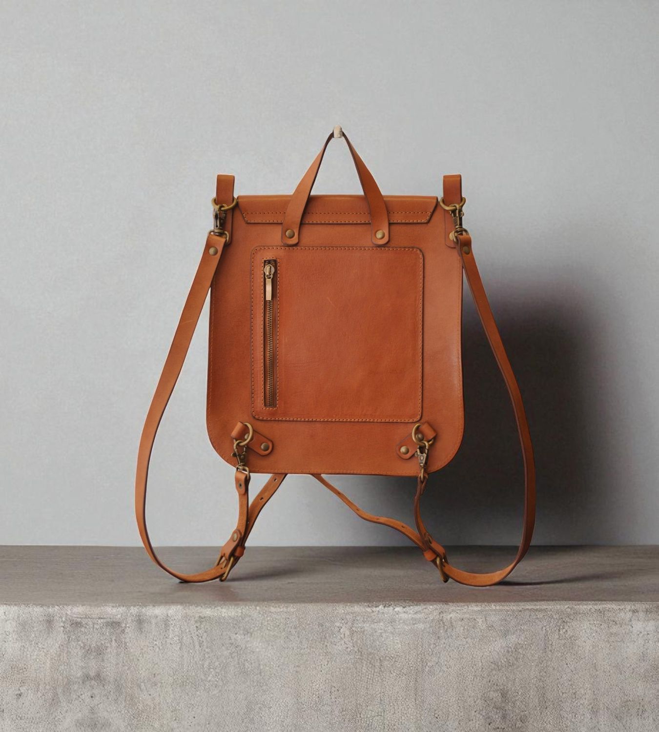 Dublin minibackpack caramel