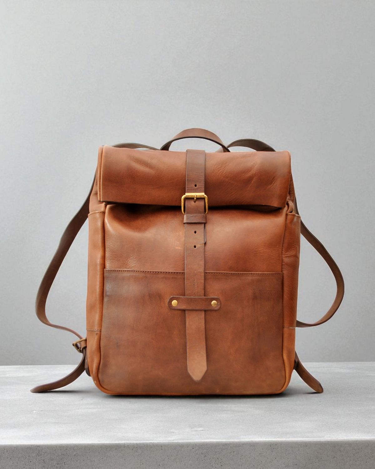 Kreta backpack dark brown