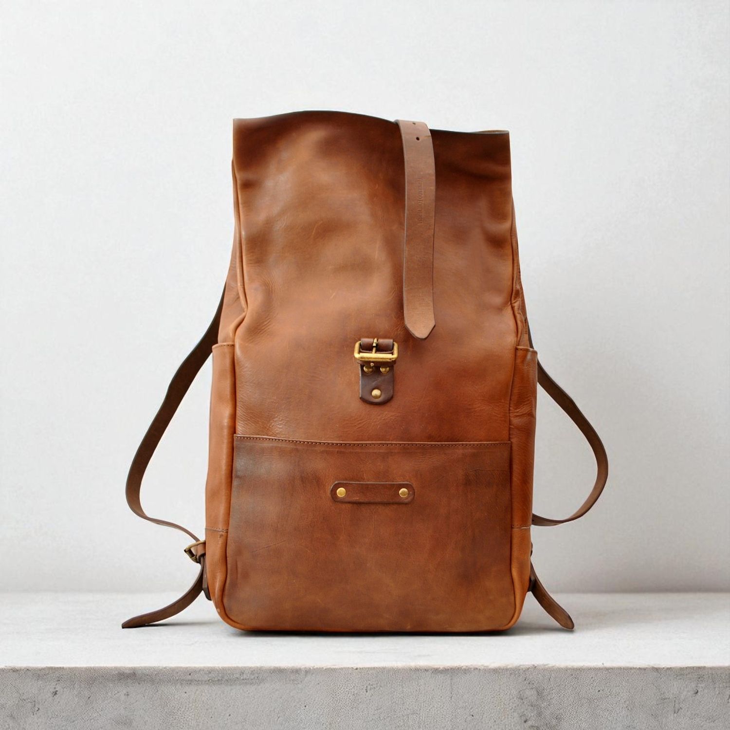 Kreta backpack dark brown