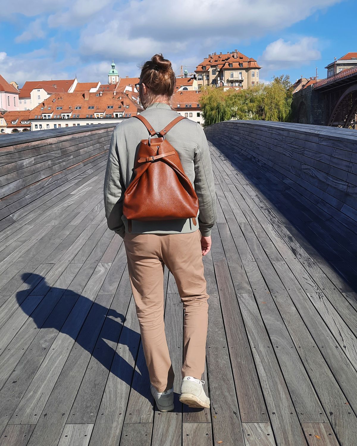 Riga backpack caramel