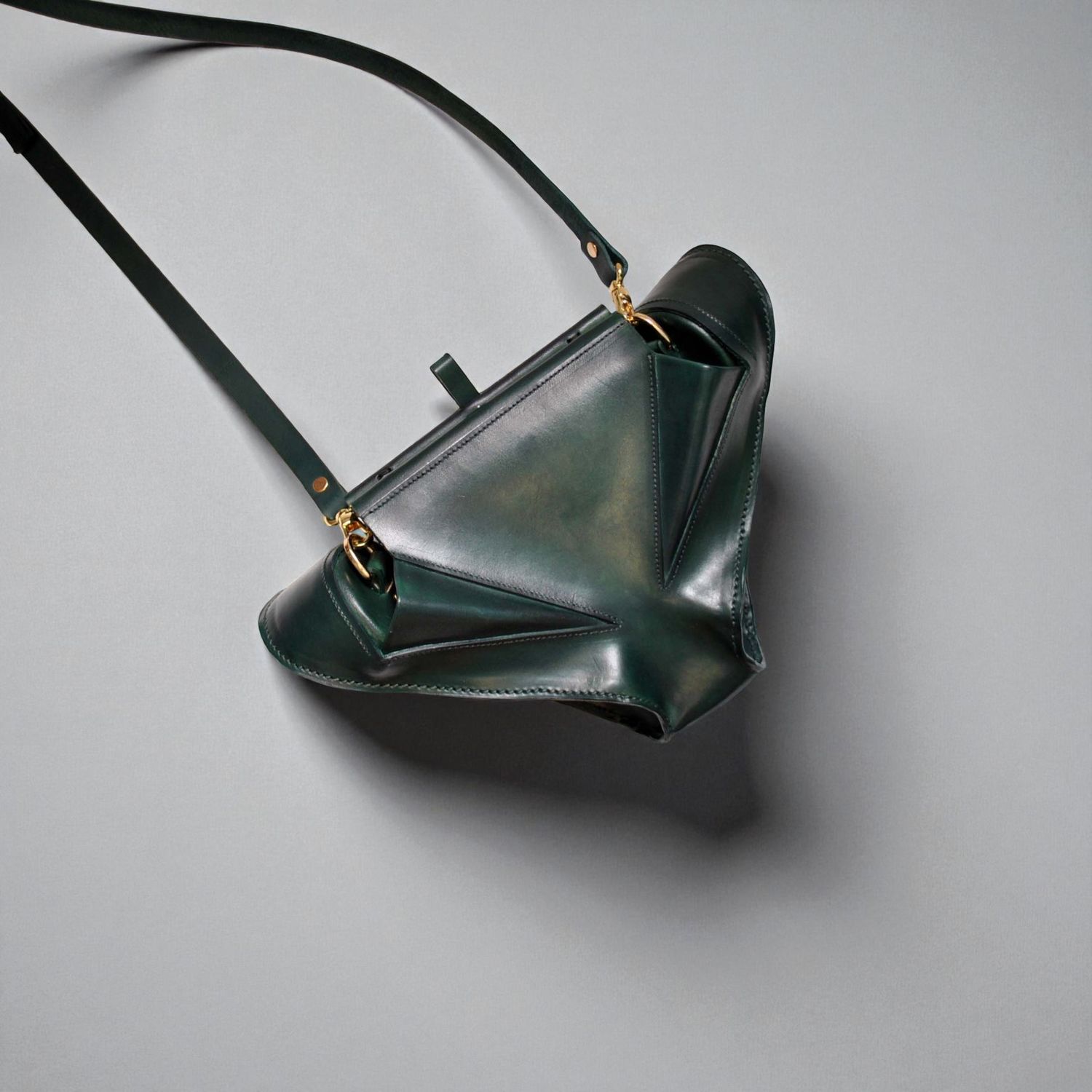 Morphus handbag green malachite