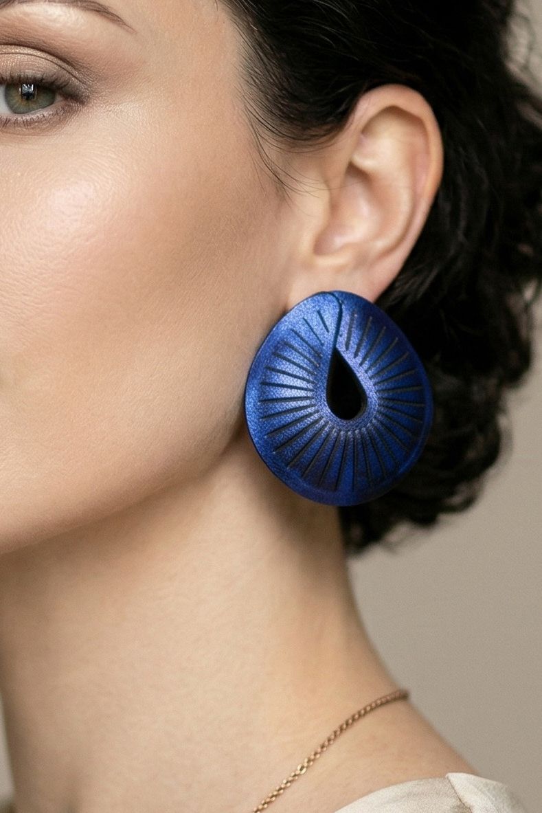 Ara earings DEEP BLUE