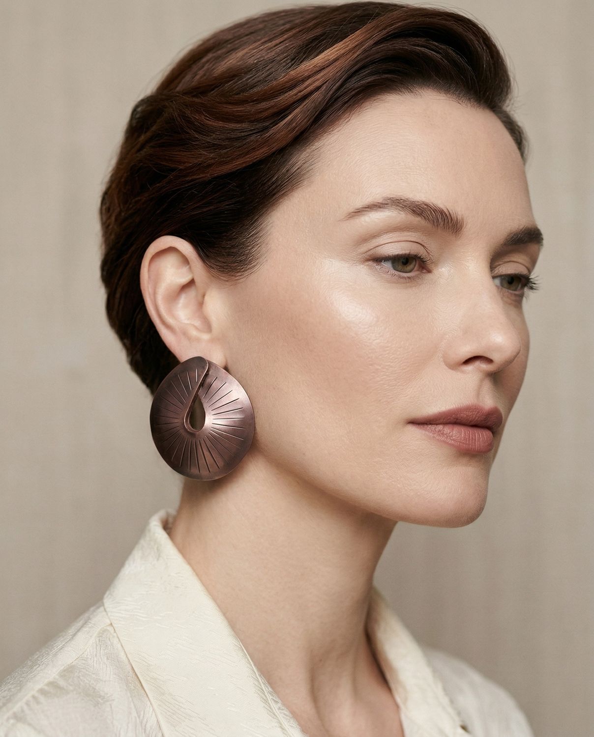 Ara earings Rose bronze