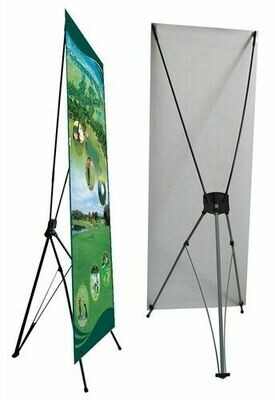 Banner with X-stand