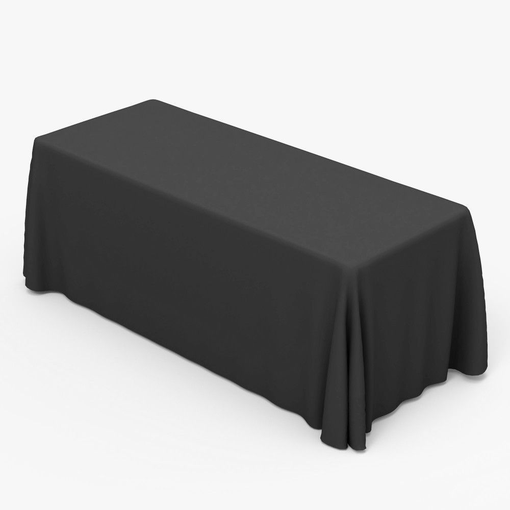 TABLE THROW SOLID COLORS, Color: Black