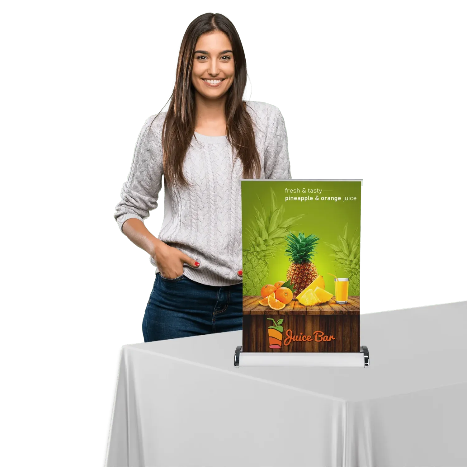 Tabletop Retractable Banner