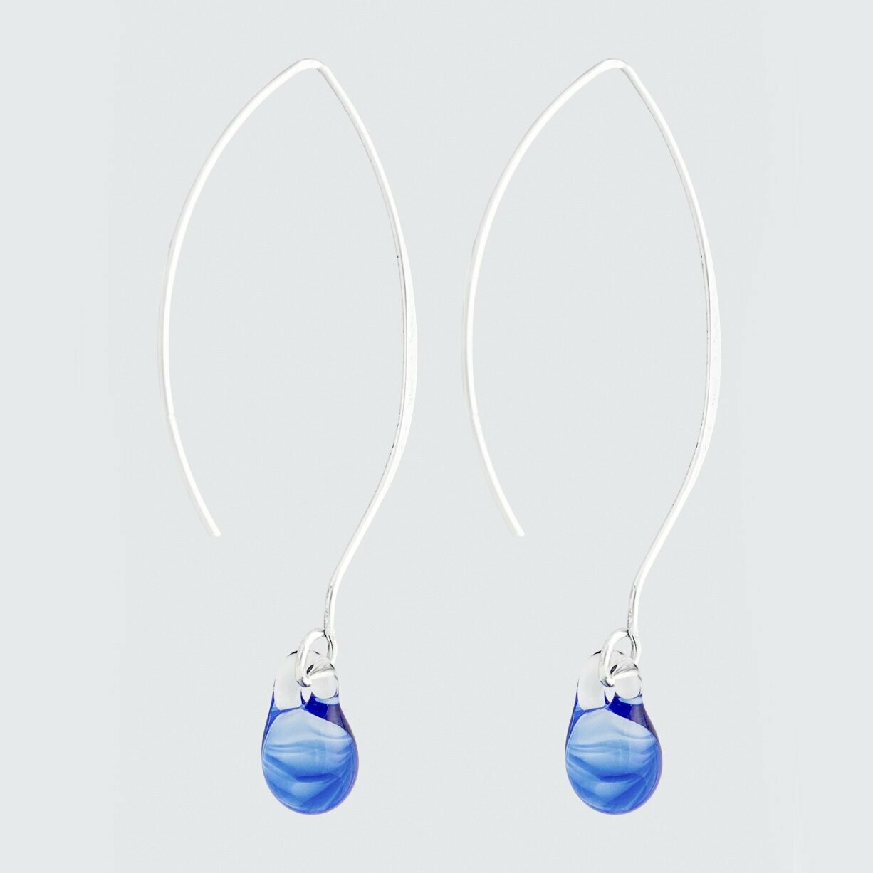 Boucles d'oreilles collection :  Casablanca, couleur: Bleu