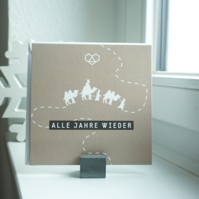 Postkarte *ALLE JAHRE WIEDER* von Carola Postkarte *ALLE JAHRE WIEDER* von Carola