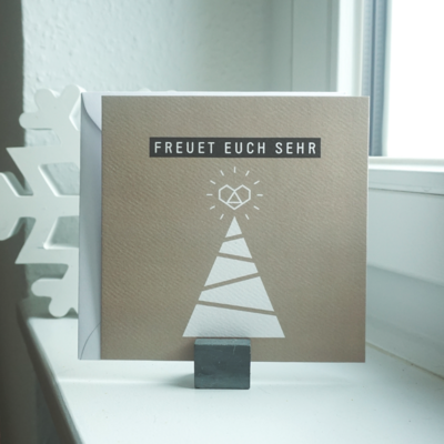 Postkarte *FREUET EUCH SEHR* von Pauline Postkarte *FREUET EUCH SEHR* von Pauline