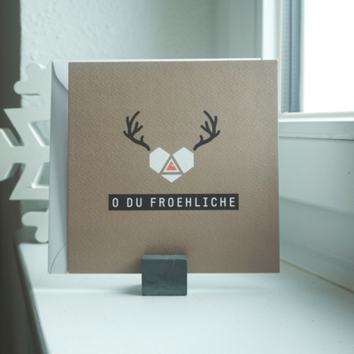 Postkarte *O DU FROEHLICHE* von Antonia Postkarte *O DU FROEHLICHE* von Antonia