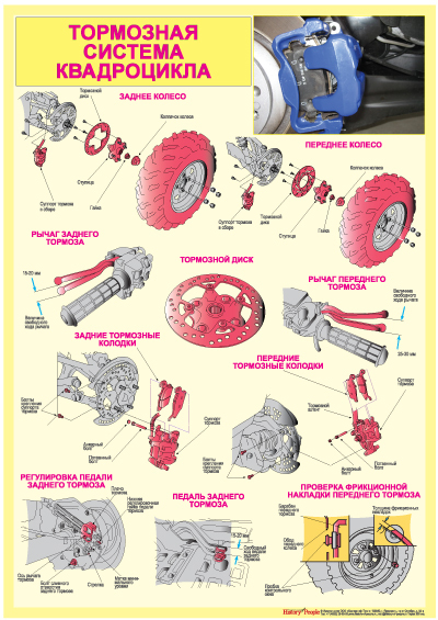 Из чего состоит квадроцикл схема
