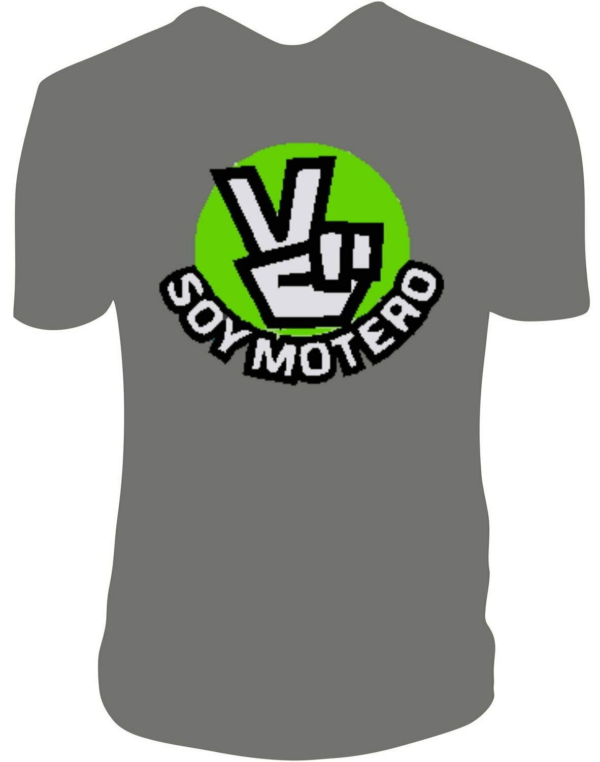Camiseta Soy Motero Verde