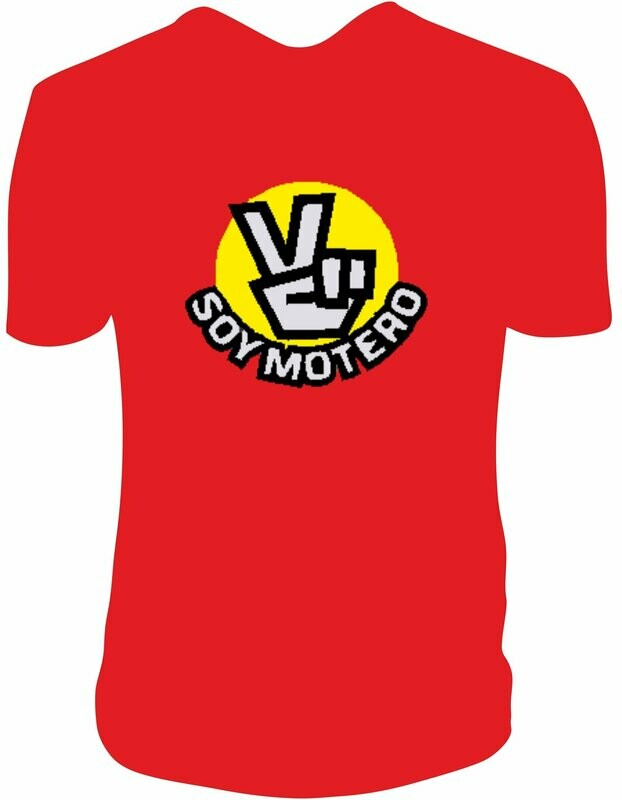 Camiseta Soy Motero Amarillo