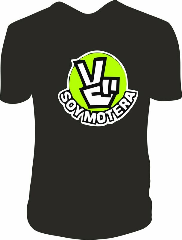 Camiseta Soy Motera Amarillo