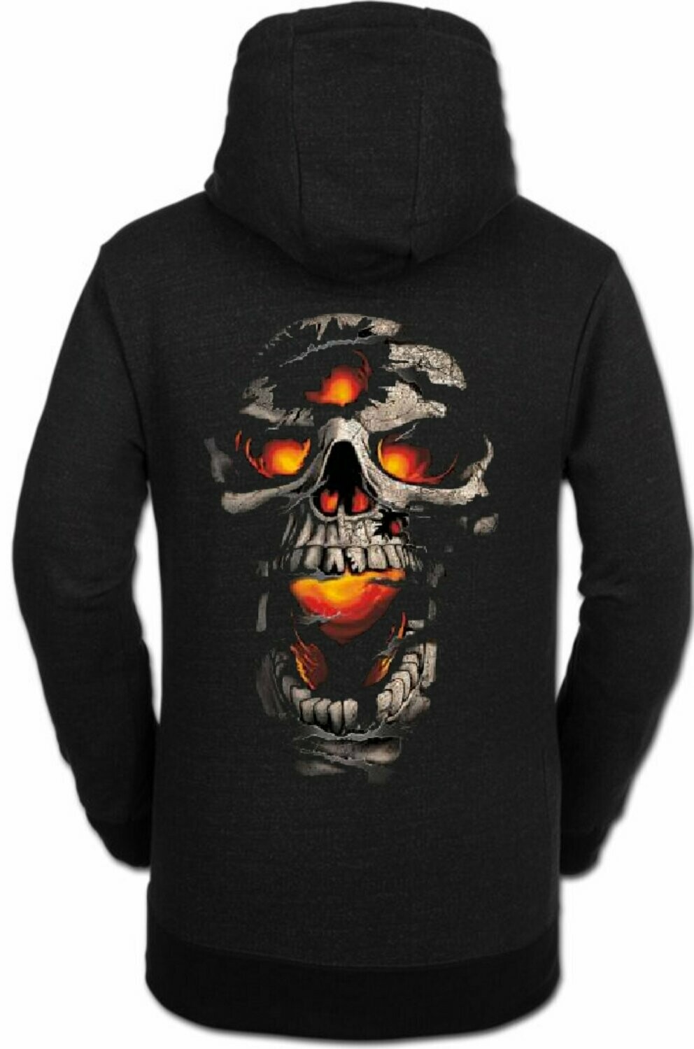 SUDADERA CALAVERA BOCA ABIERTA