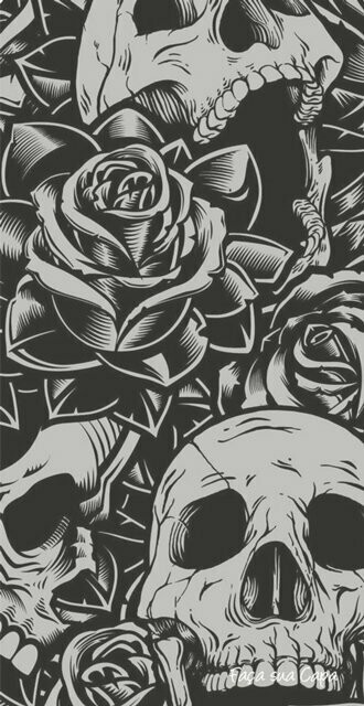 BRAGA LARGA CALAVERAS GRISES