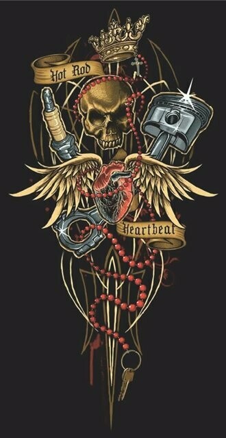 BRAGA LARGA CALAVERA PISTONES