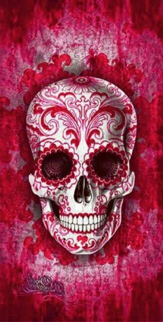BRAGA LARGA CALAVERA ROJA