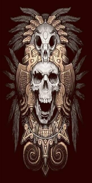 BRAGA LARGA CALAVERA TRIBAL 2