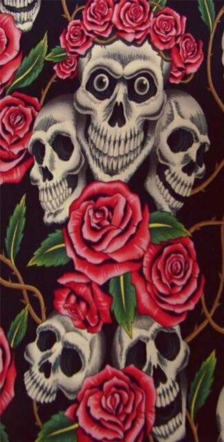 BRAGA LARGA CALAVERAS  FLORES