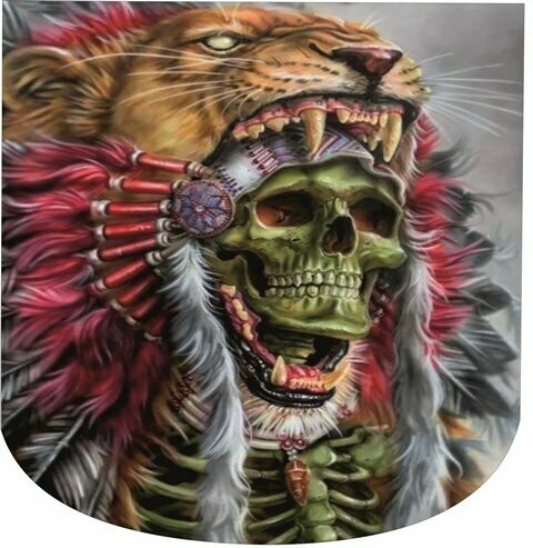 FUNDA DE CASCO CALAVERA INDIO