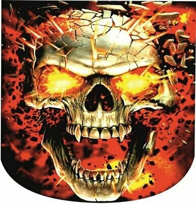 FUNDA DE CASCO CALAVERA FUEGO