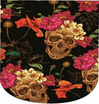 FUNDA DE CASCO CALAVERAS FLORES