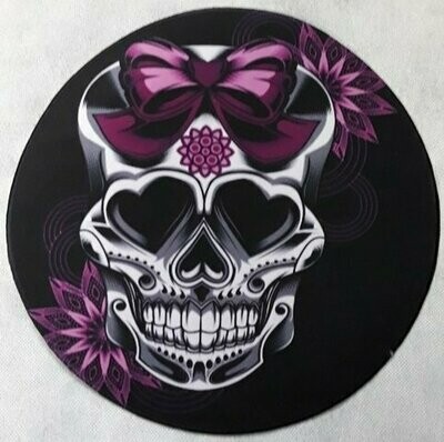 PARCHES CALAVERA LAZO MORADO