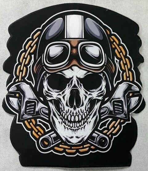 PARCHES CALAVERA PISTONES GAFAS