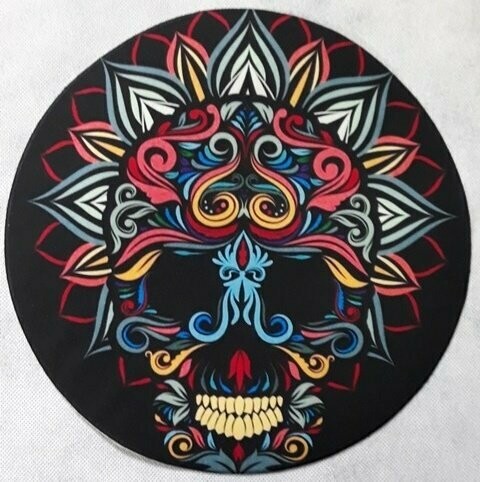 PARCHES CALAVERA TRIBAL COLORES