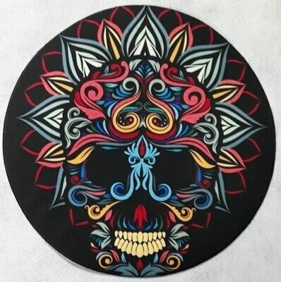 PARCHES CALAVERA TRIBAL COLORES