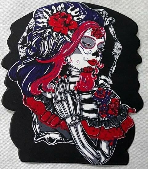 PARCHES CATRINA PELO MORADO ROSA
