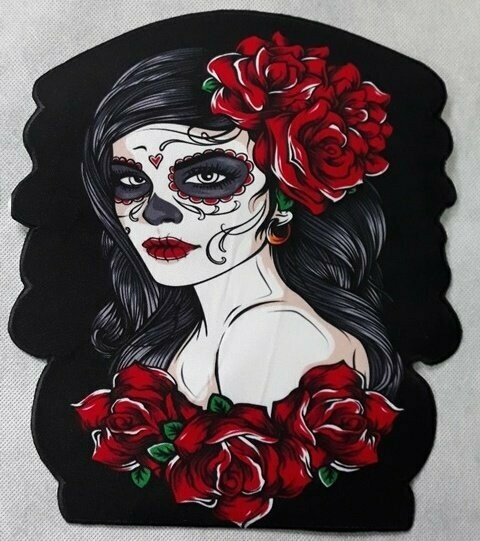 PARCHES CATRINA ROSA EN PELO