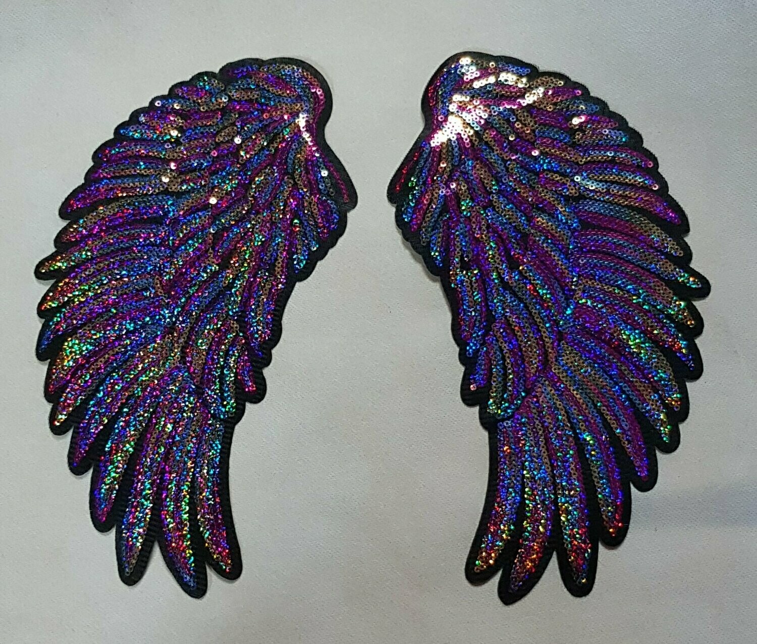 PARCHE ALAS LENTEJUELAS COLORES