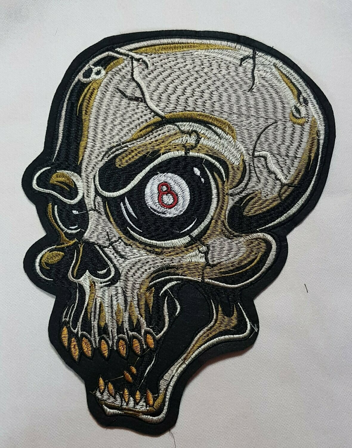 PARCHE CALAVERA BOLA 8