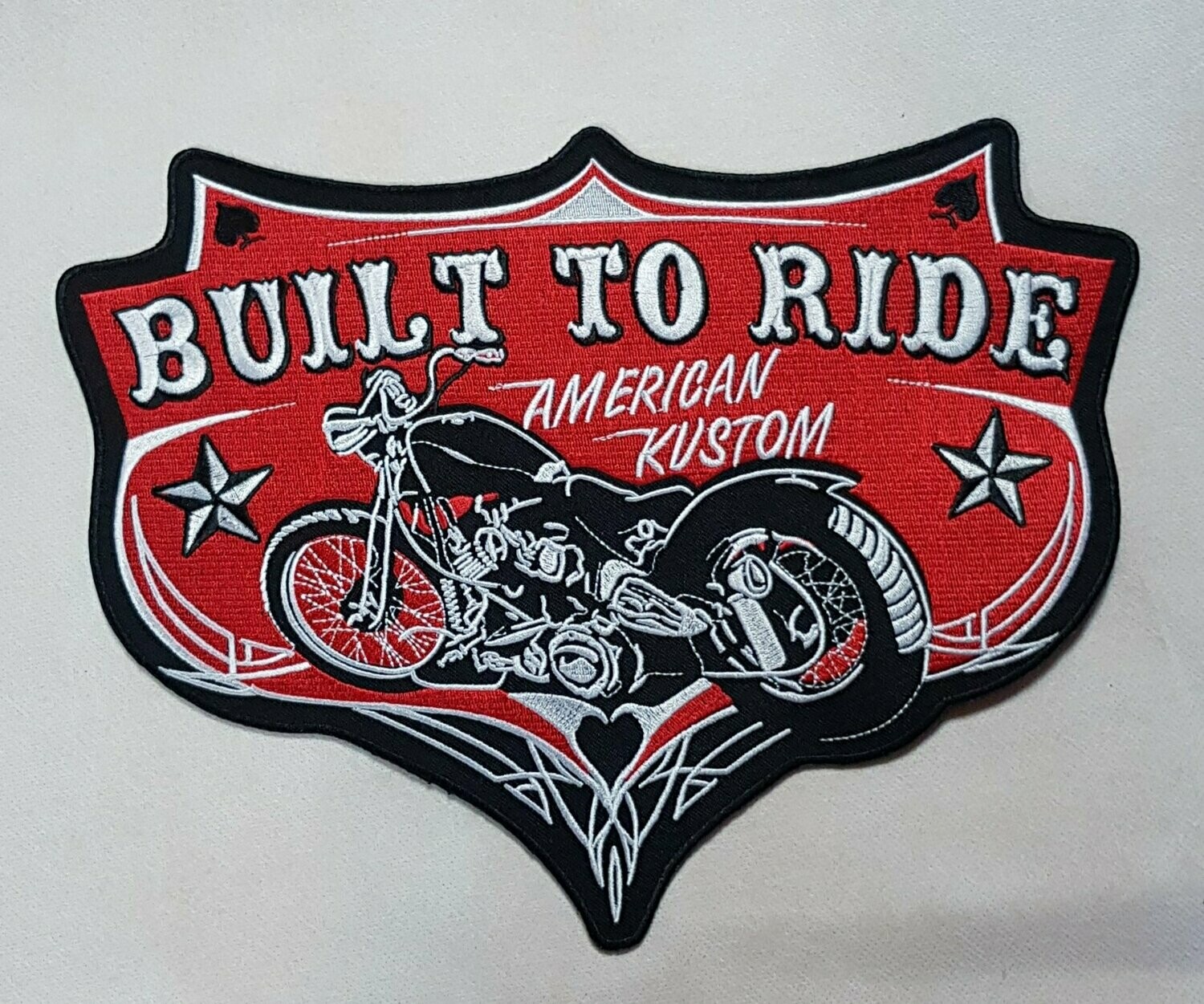 PARCHE BUILT TO RIDE