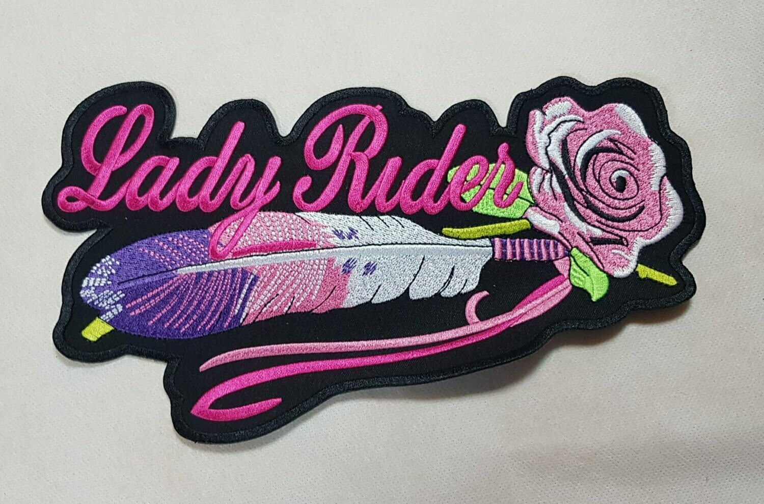PARCHE LADY RIDER PLUMA
