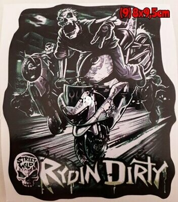 Pegatina 9 Rydin Dirty