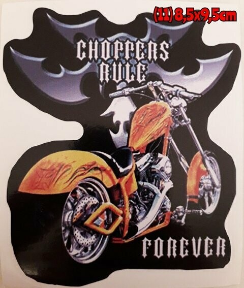 Pegatina 11 Choppers Rule