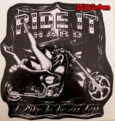 Pegatina 15 Ride It Hard