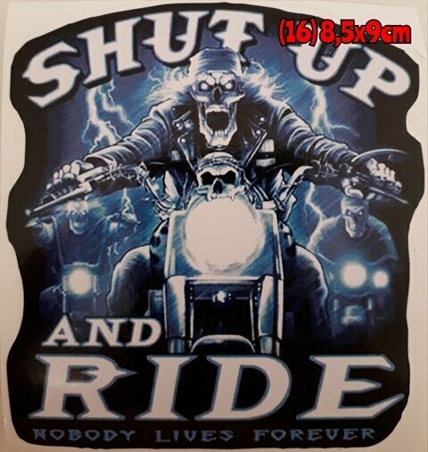 Pegatina 16 Shut Up