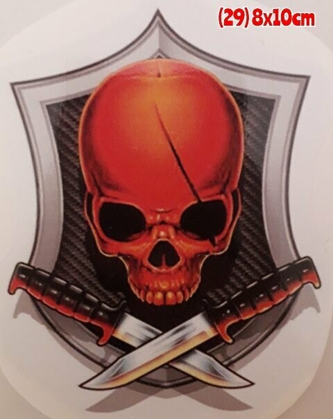 Pegatina 29 Calavera 1