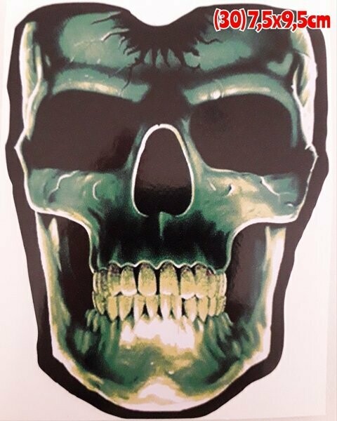 Pegatina 30 Calavera 2