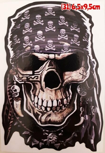 Pegatina 31 Calavera 3