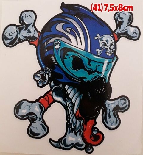 Pegatina  41 Calavera 13